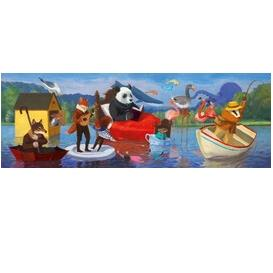 Djeco 350pc Gallery Puzzle | Summer Lake