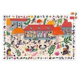 Djeco Observation Puzzle 35pce | Hedgehog School