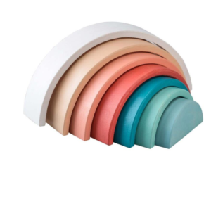 Calm and Breezy Wooden Stacking Rainbow - Terracotta