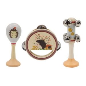 Calm and Breezy | Wooden 3pce Music Set | Hedgehog