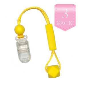 Chewy Shirt Saver Pk3 | Clip On | Hex Yellow