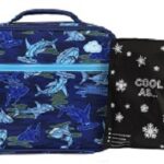 Spencil Big Cooler Lunch Bag + Chill Pack | Robo Shark